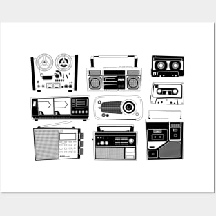 Retro Audio Vintage Tech Posters and Art